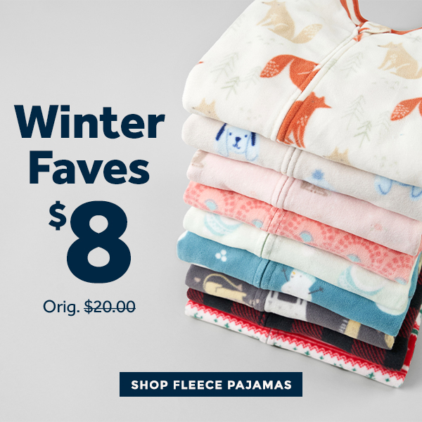Winter Faves - Fleece Pajamas $8 