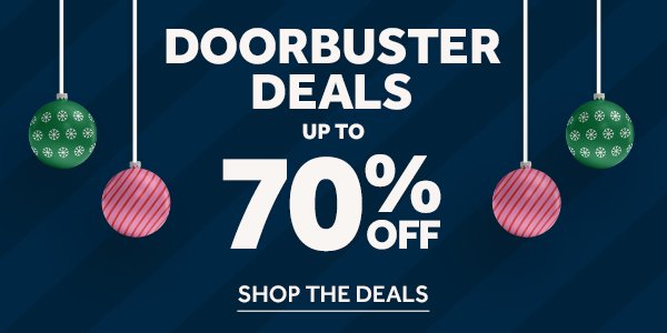 Doorbuster Deals up to 70% off - Shop Now