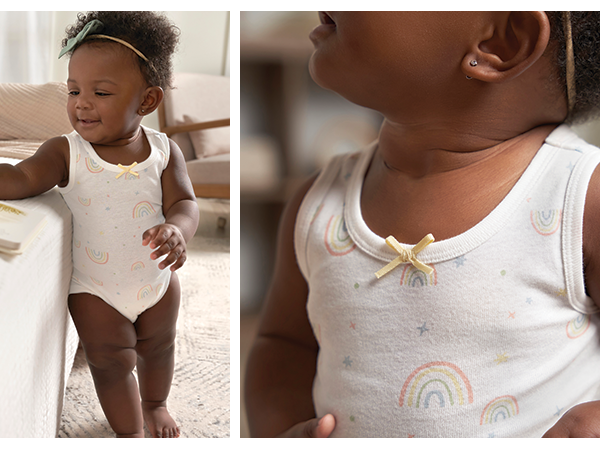 Sleeveless Onesies® Bodysuits perfect for Sunny Days