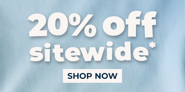 final days for 20% off sitewide