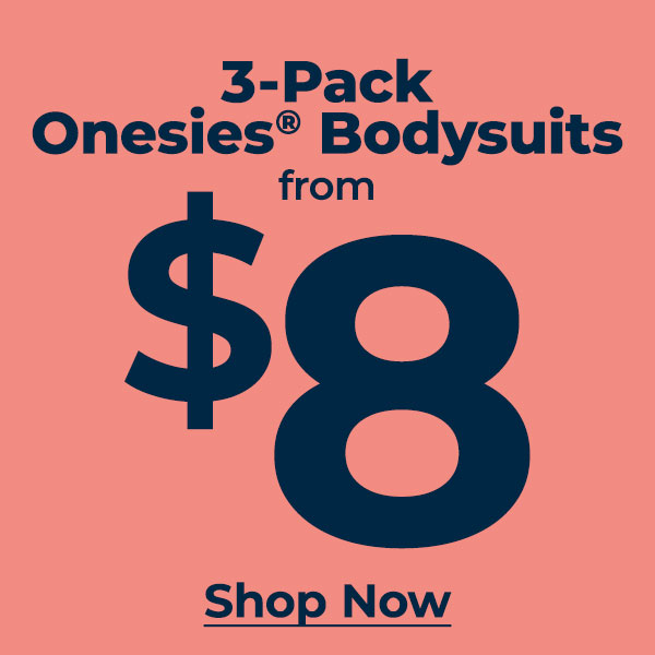 $8 & Up Onesies Bodysuits