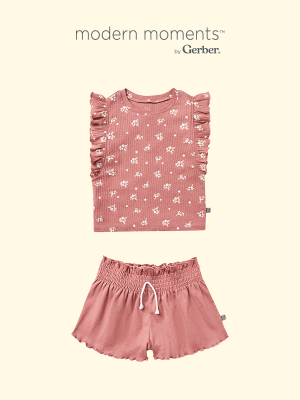 modern moments by Gerber - mix and match outfits