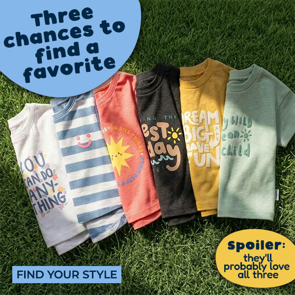 Three chances to find a favorite- Find your favorite style