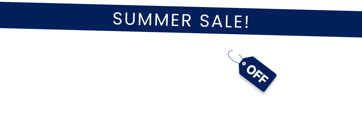 Summer Sale, 40% Off!