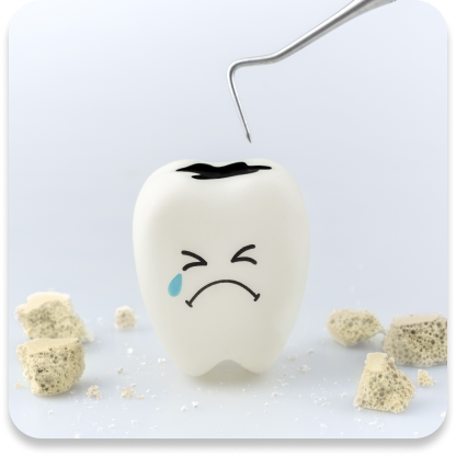 Black molar grime