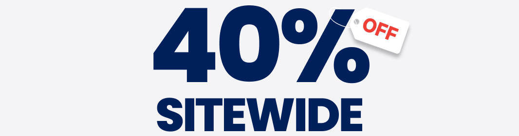 SAVE 40% SITEWIDE!