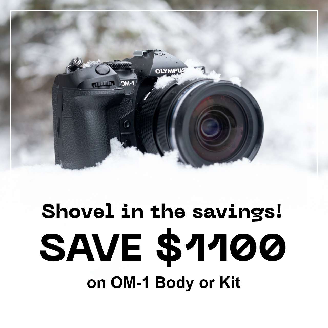 Save $1100 on OM-1
