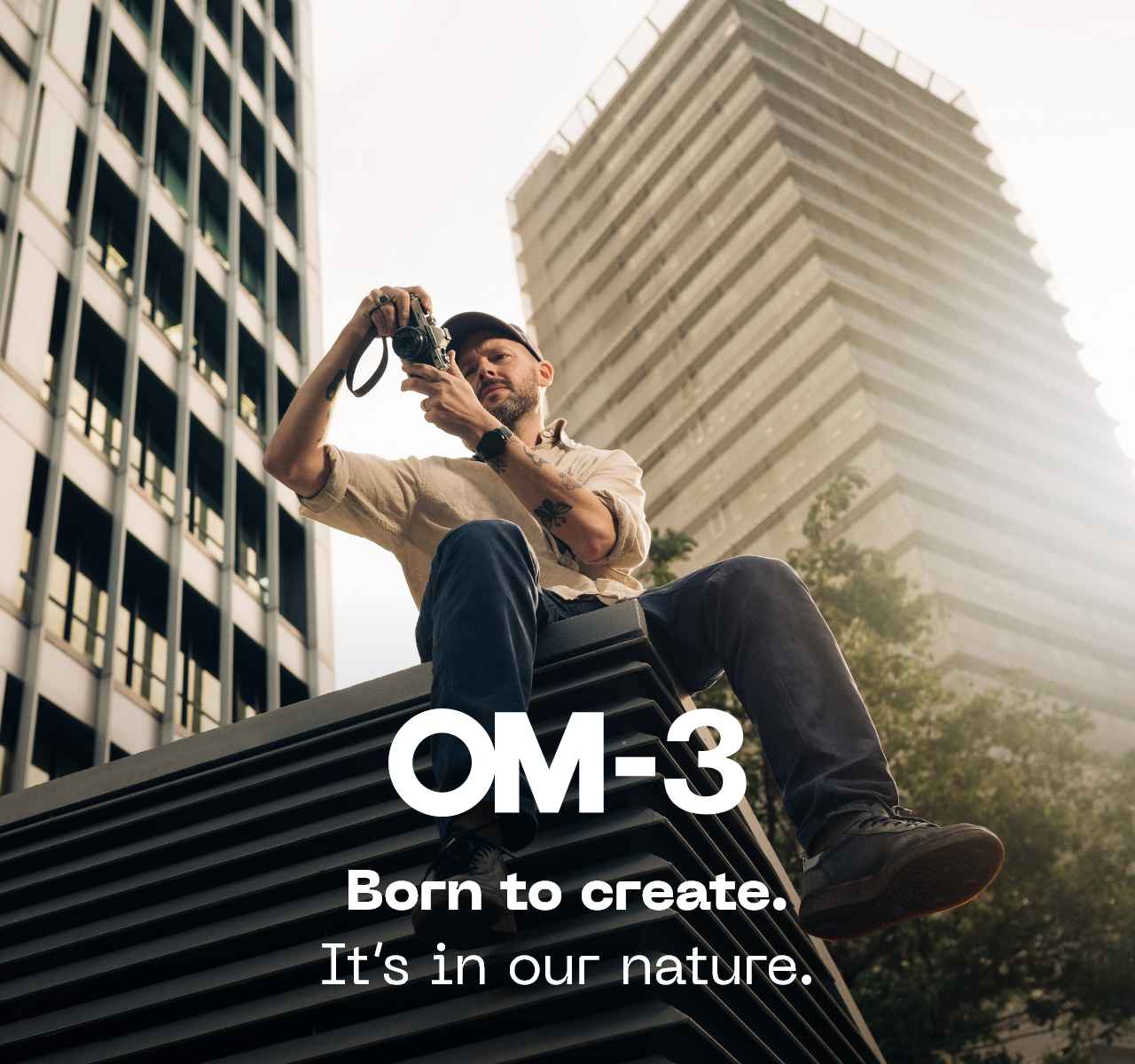 OM-3. Born to create. It's in our nature.