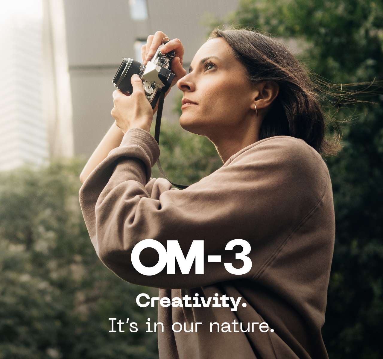 OM-3. Born to create. It's in our nature.