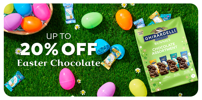 Up to 20% Off Easter Chocolate