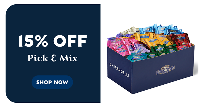 Plus get 15% Off Pick & Mix
