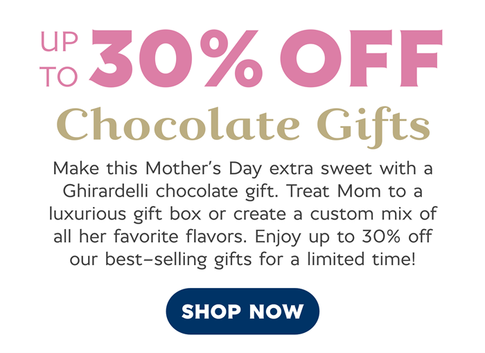Enjoy up to 30% off gifts