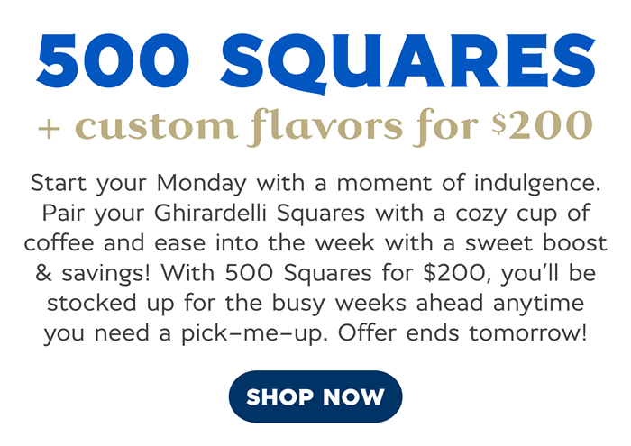 500 Squares for $200