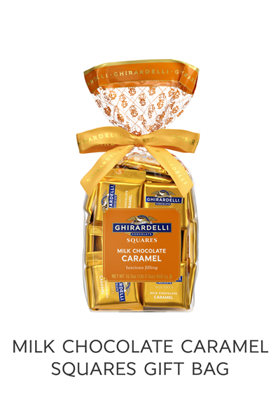 Milk Chocolate Caramel Squares Gift Bag