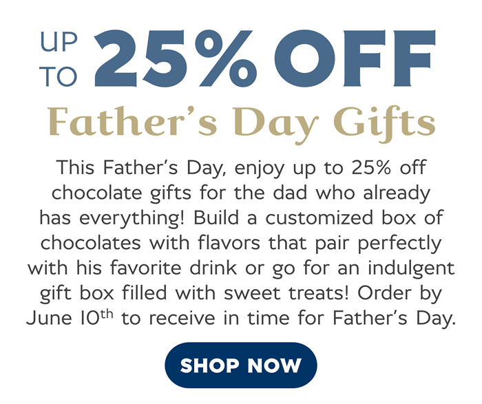 Up to 25% Off Father's Day
