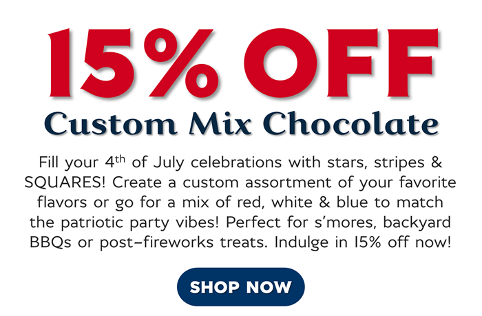 15% Off Custom Mix Chocolate