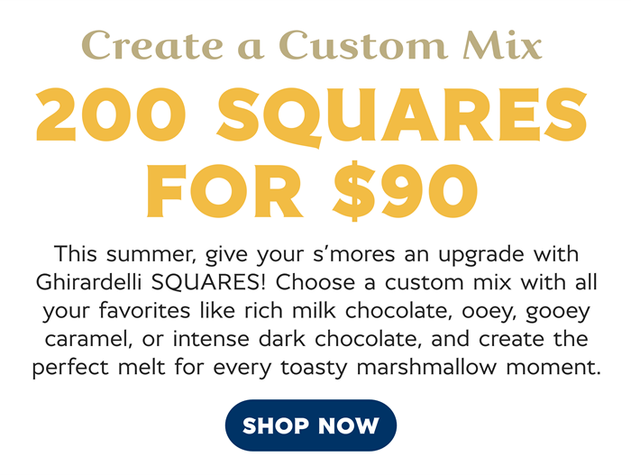 200 Squares for $90