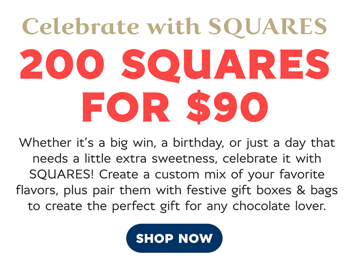 200 Squares for $90