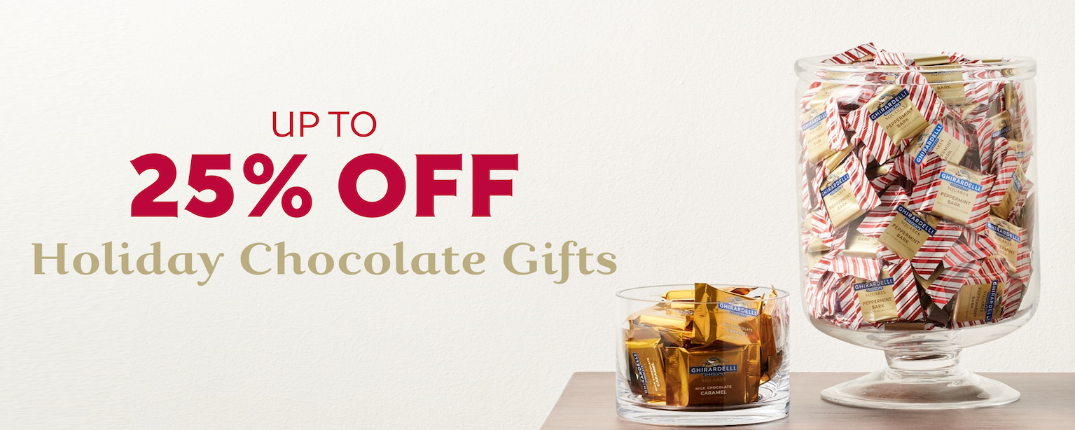 Up to 25% Off Holiday Chocolate