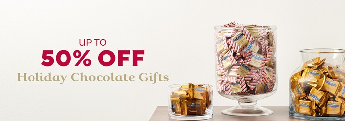 Up to 50% Off Holiday Chocolate