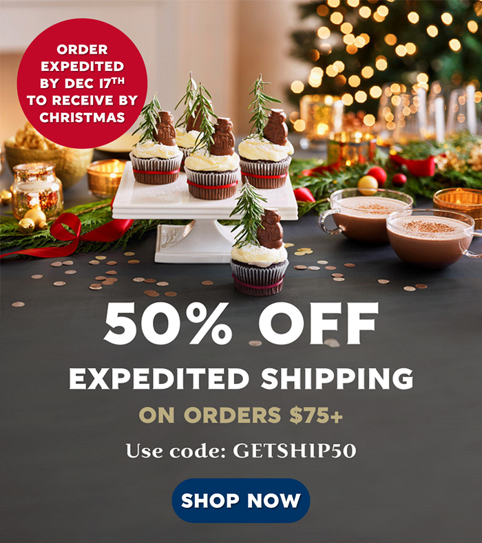 50% Off Expedited Shipping