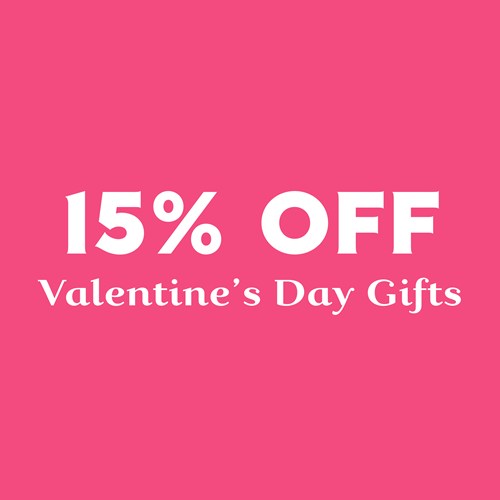 15% Off Valentine's Day Gifts