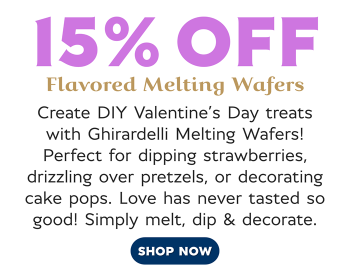 15% Off Flavored Melting Wafers