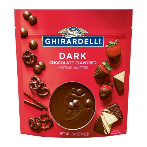 Dark Chocolate Flavored Melting Wafers