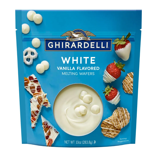 White Vanilla Flavored Melting Wafers