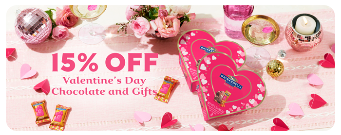 15% Off Valentine's Day Gifts