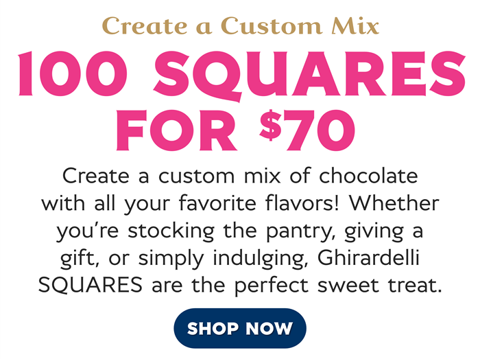 100 SQUARES for $70