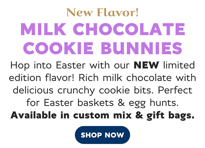 Milk Chocolate Cookie Bunnies