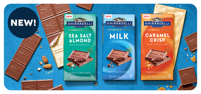NEW! Premium Milk Chocolate Bars