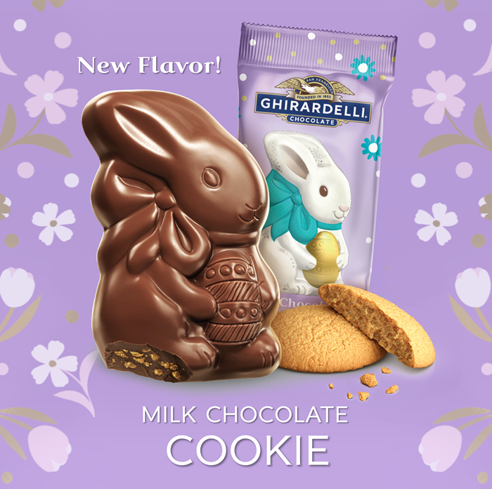 New Flavor! Milk Chocolate Cookie Bunny
