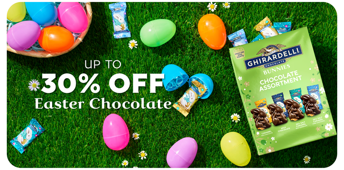 Up to 30% Off Easter Chocolate