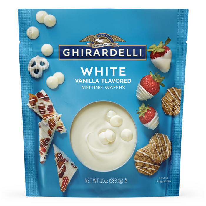White Vanilla Flavored Melting Wafers