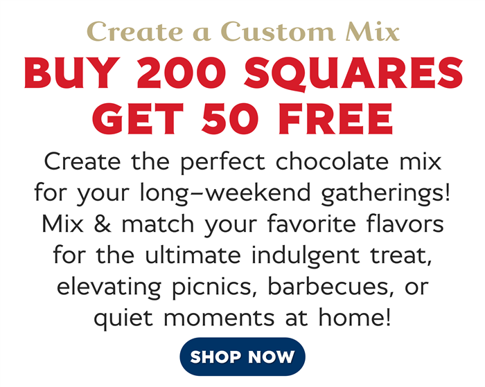 Get 50 FREE SQUARES When You Buy 200