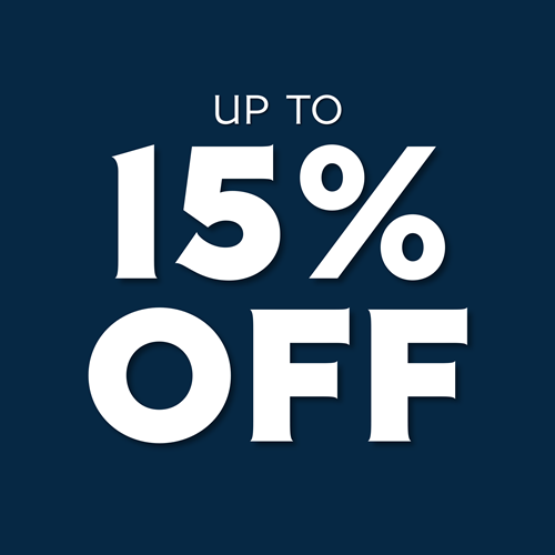 Up to 15% Off Sale