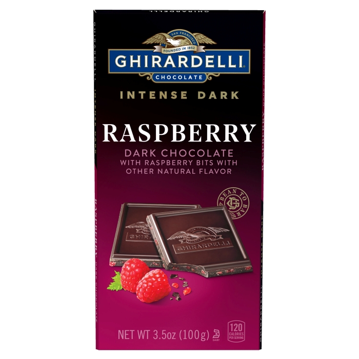 Intense Dark Raspberry Dark Chocolate Raspberry Bar