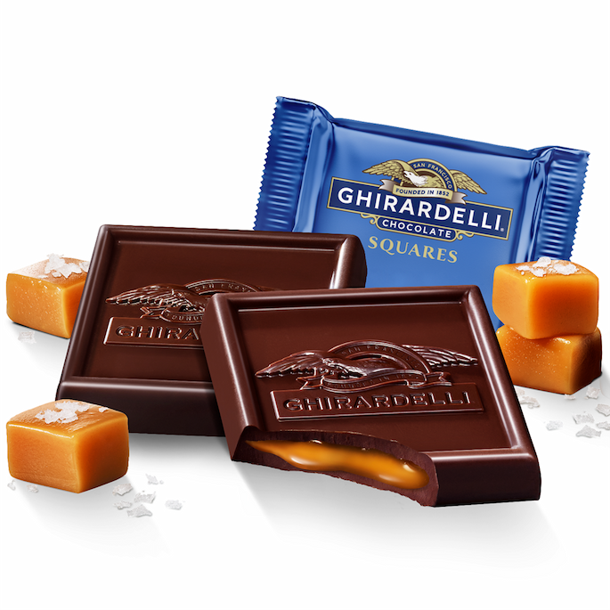 Dark Chocolate Sea Salt Caramel SQUARES
