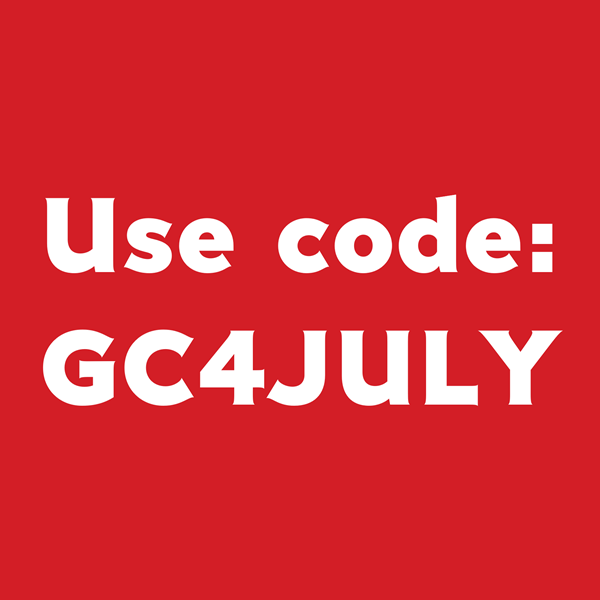Use code: GC4JULY