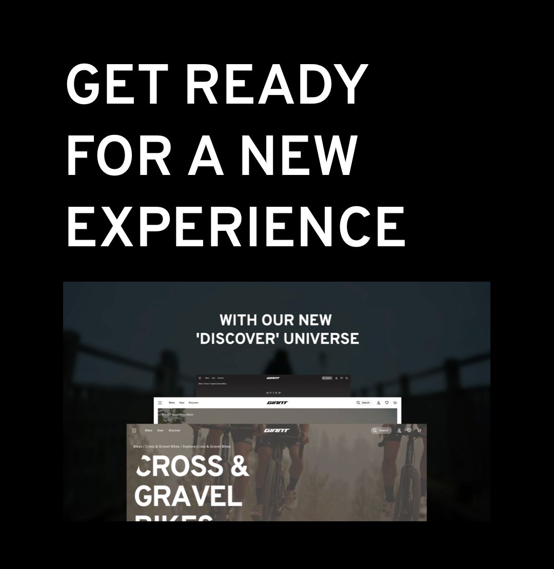 An image with white text that says Get Ready fir a New Experience.