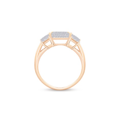 diamond trio midnight ring