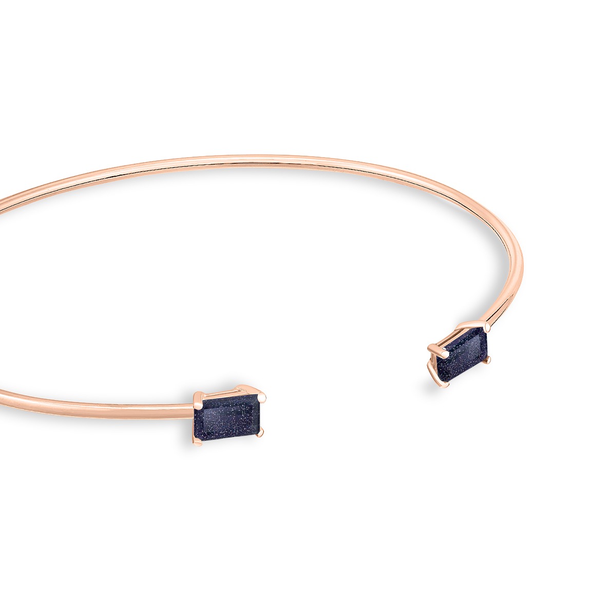 midnight blue sandstone bangle