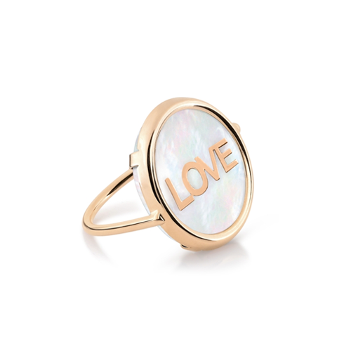 initial love disc ring