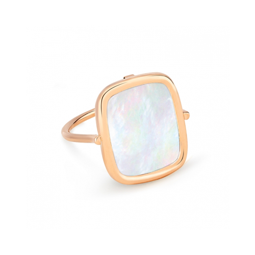 white mop antique ring