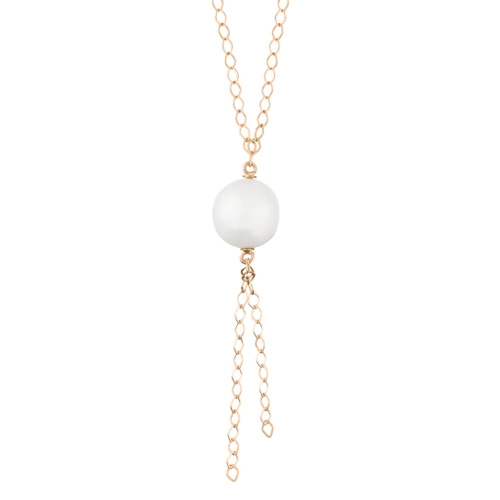 single pearl fusion necklace