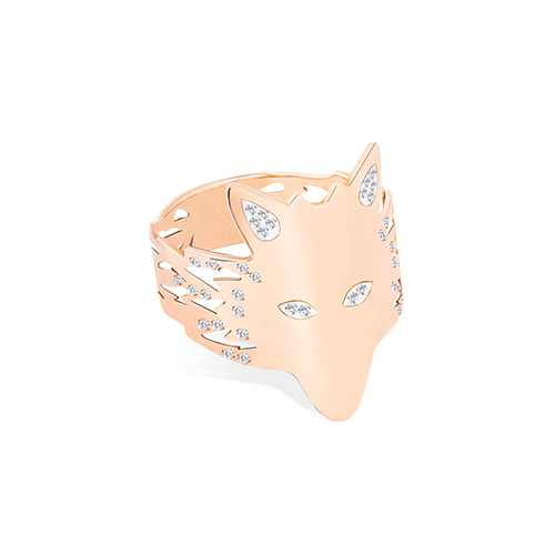 diamond wolf ring