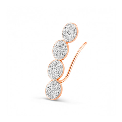 solo ever diamond arc earring
