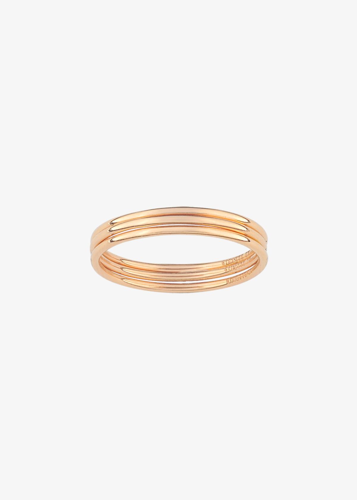 circle ring - set of 3